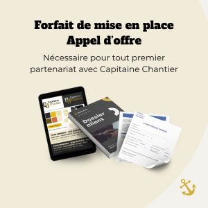 Forfait de Mise en Place Appels d'offres