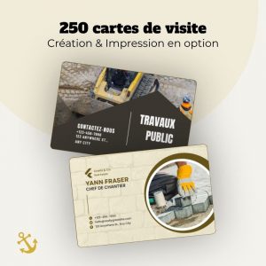 250 cartes de visite