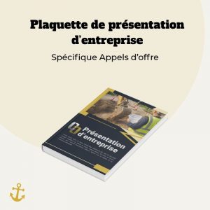 Plaquette présentation d'entreprise AO