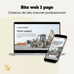 Site web professionnel One Page
